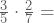 \frac{3}{5} \cdot \frac{2}{7}=