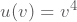 u(v)=v^4